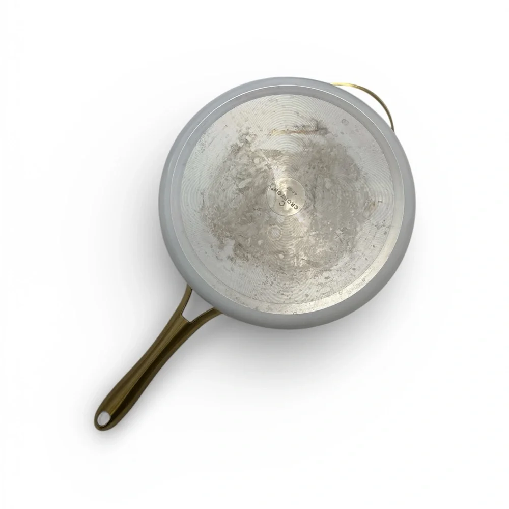 Crofton White and Gold 4.5qt Pan with Lid